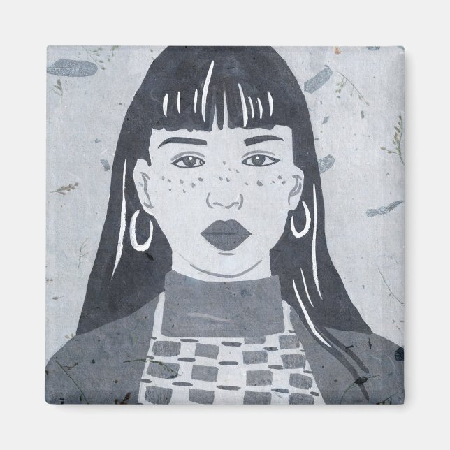 Night Portrait Magnet (Front)