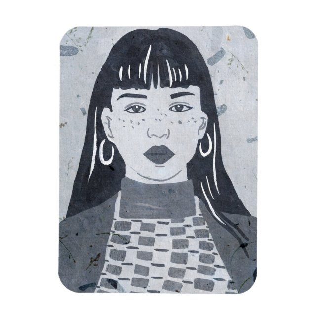 Night Portrait Magnet (Vertical)