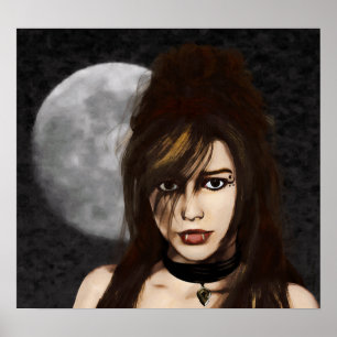 Night Portrait Poster