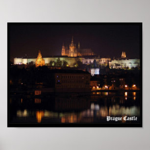 Night Prague Castle Print