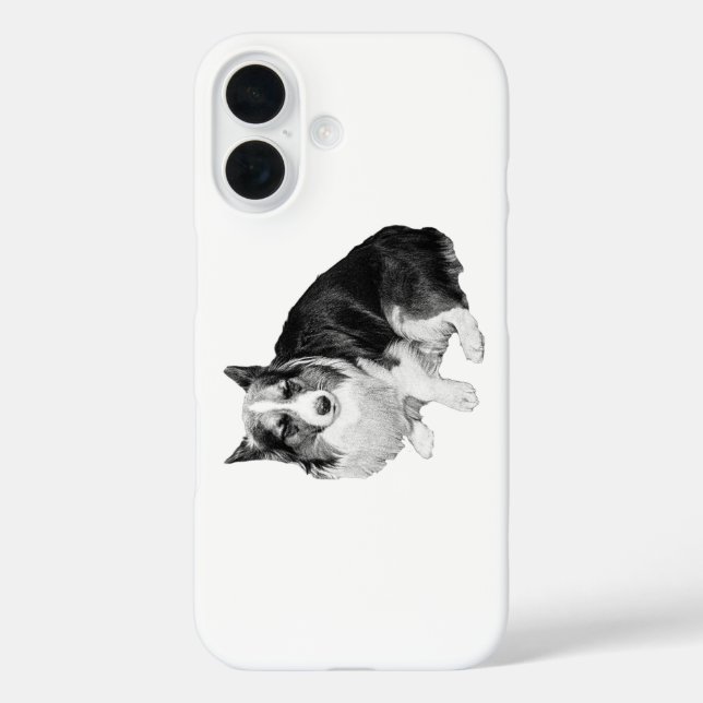 Night-Quiet Corgi Case-Mate iPhone Case (Back)