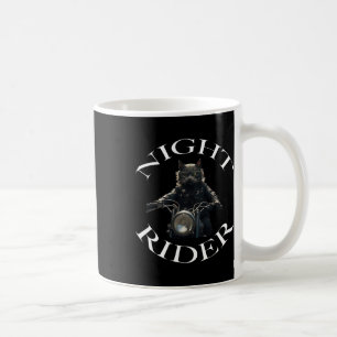 Night Rider Bad Cat Coffee Mug