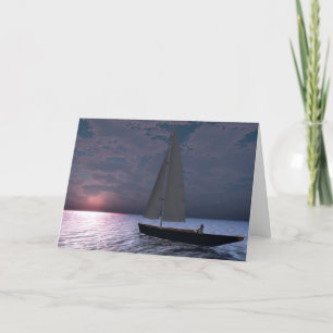 Night Sailing Card