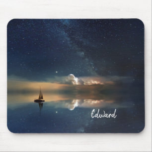 Night Sailing Mouse Pad