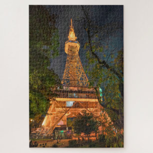© Night Scene of Nagoya TV Tower, Japan Travel Jigsaw Puzzle