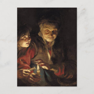 Night Scene Postcard