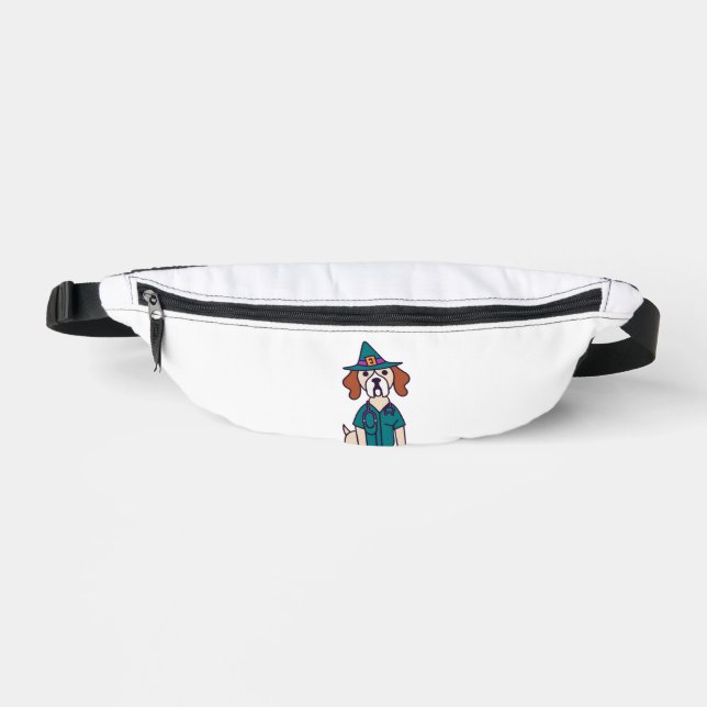 Night Shift Canine One Spooky Nurse Design   Fanny Pack (Front)