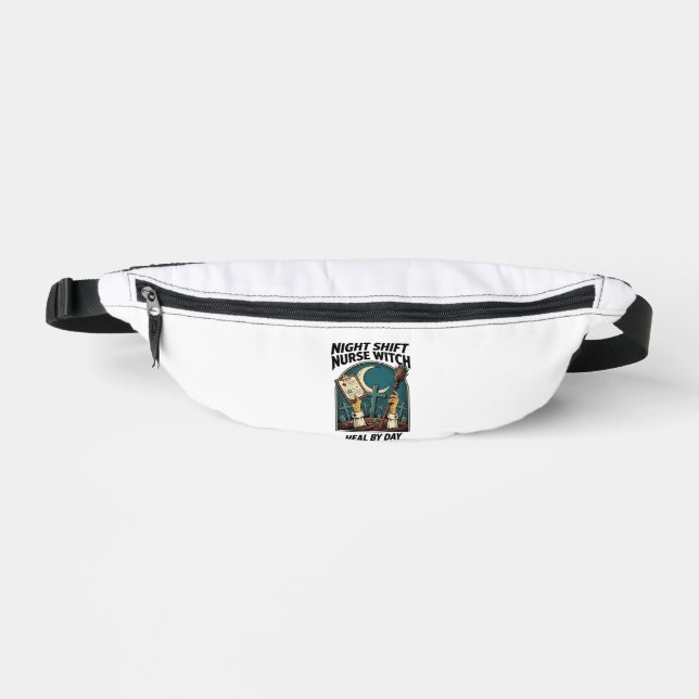 Night Shift Nurse Witch Retro Halloween Tee Fanny Pack (Front)