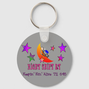 Night Shift RT MOON Stick Man Keychain