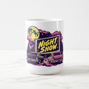 Night Show Retro Drive In Cinema Coffee Mug