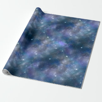 Night skies Cloudy wrapping paper