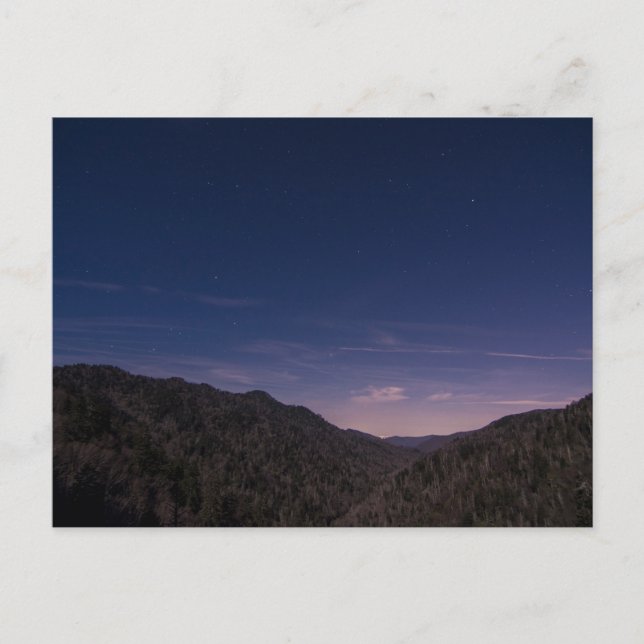 Night Sky at Clingman's Dome Postcard (Front)