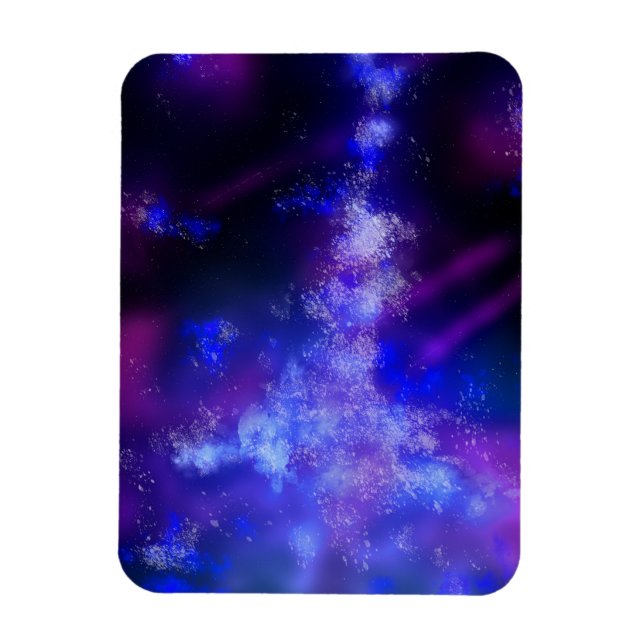 Night Sky Blue Sapphire Flexible  Magnet (Vertical)