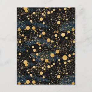 Night Sky Chiyogami Postcard