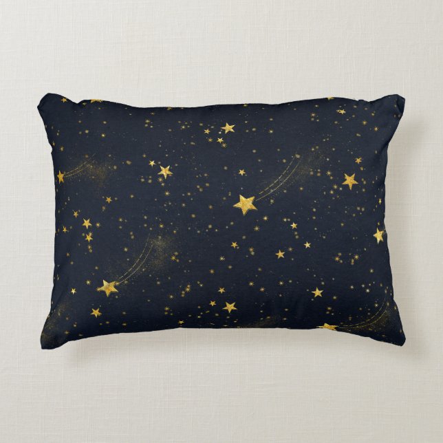 Night Sky Decorative Pillow (Front)