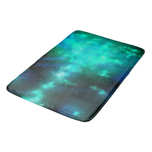 Night Sky Emerald Bath Mat