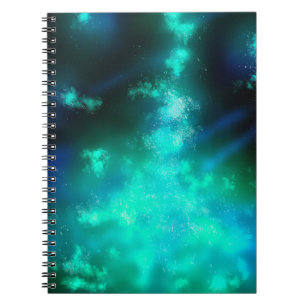 Night Sky Emerald Dance Notebook