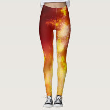 Night Sky Flame Leggings