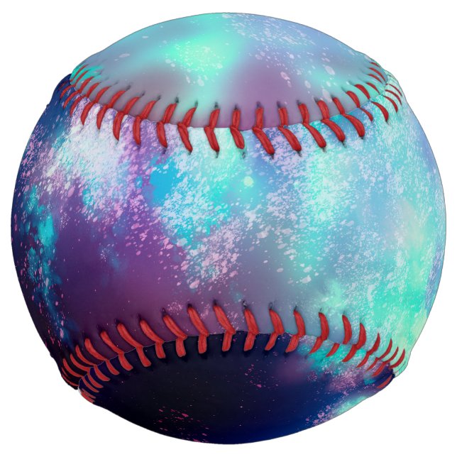 Night Sky Neon Lights Softball (Front)