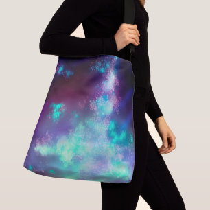 Night Sky Neon Lights Tote