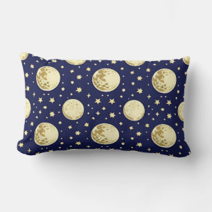 Night Sky Pattern Lumbar Pillow