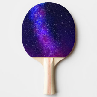 Night Sky Ping Pong Paddle