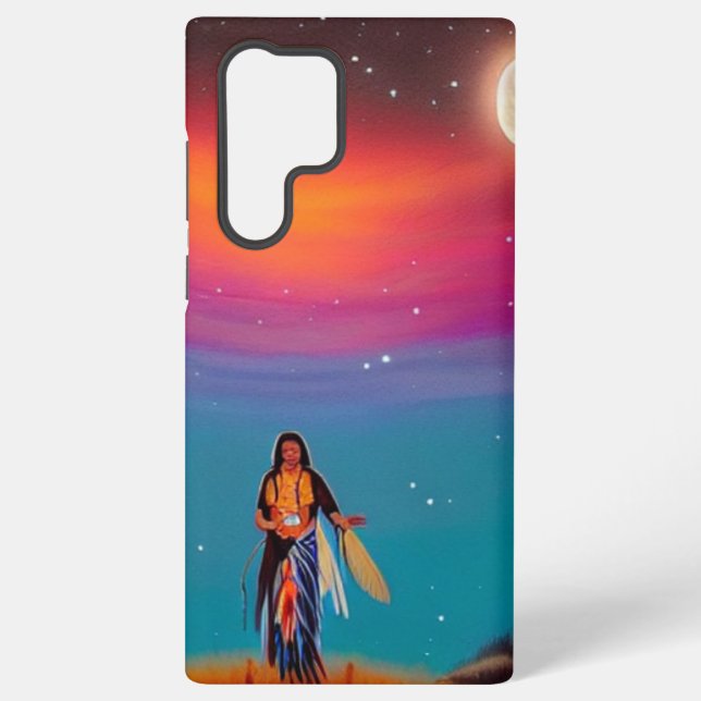 Night Sky Samsung Galaxy S22 Ultra Case (Back)
