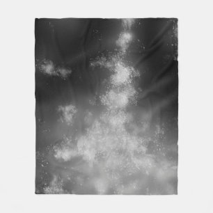 Night Sky Smoke Fleece Blanket