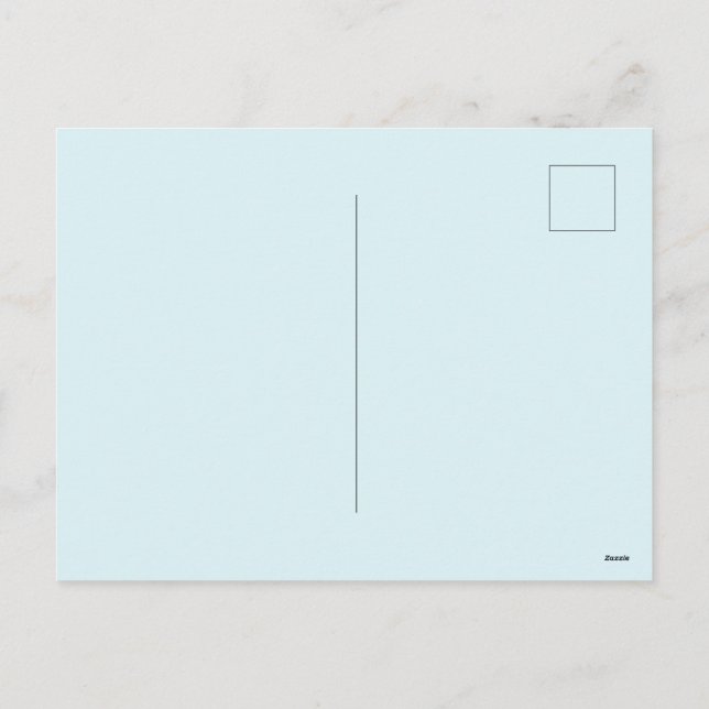 Night Sky, Two Cats, Butterflies, and a Rainbow Holiday Postcard (Back)