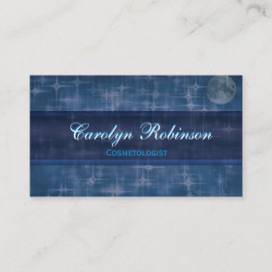 Night Sky with Moon Business Card