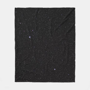 Night Sky with Stars Fleece Blanket