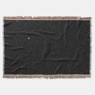Night Sky with Stars Throw Blanket