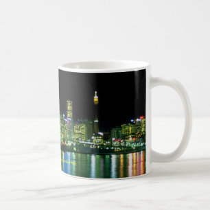 Night skyline from Balmain, Sydney, New South Wale Coffee Mug