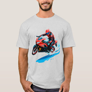 🔥 Night Speed Motorcycle Rider Bold Street Energy T-Shirt
