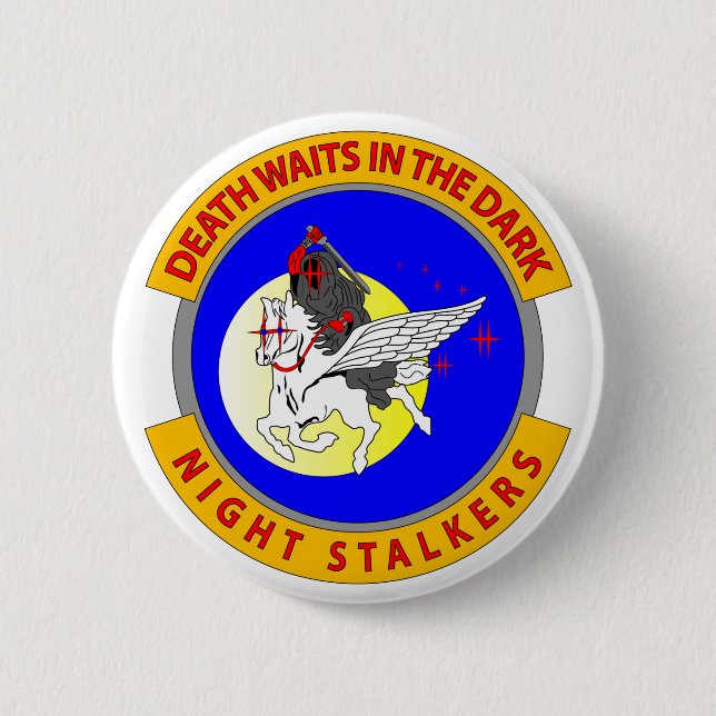 Night Stalkers 2 Inch Round Button (Front)
