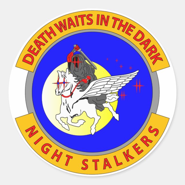 Night Stalkers Classic Round Sticker (Front)