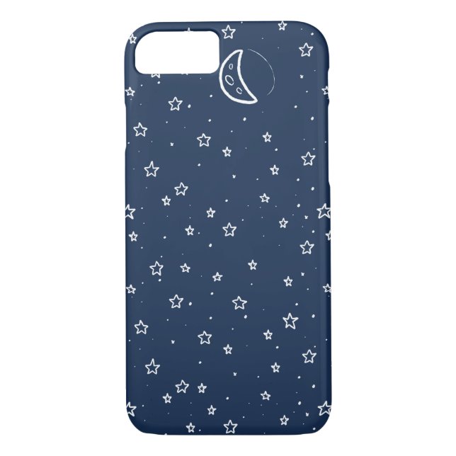 Night starry sky doodle - astronomer gift Case-Mate iPhone case (Back)