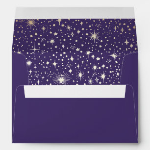 Night Stars Constellation Starry Night Mystical Envelope