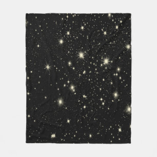 Night stars starry sky heaven fleece blanket