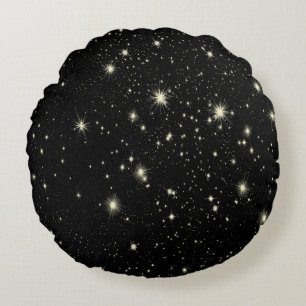 Night stars starry sky heaven round pillow