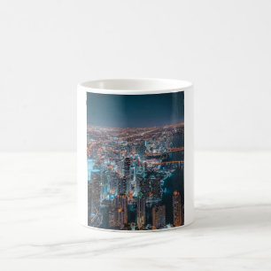 Night – Stunning City Lights & Waterfront Urban Coffee Mug