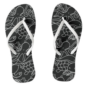 Night Swimming Flip Flops