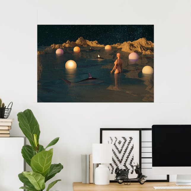 Night Swimming Poster (Home Office)