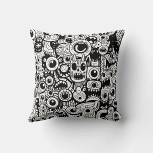 Night Terrors  Throw Pillow