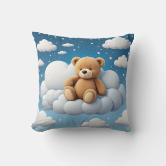 night time friend throw pillow