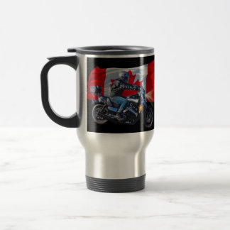 Night-time Motorcyclist Biker Travel Coffee Mug