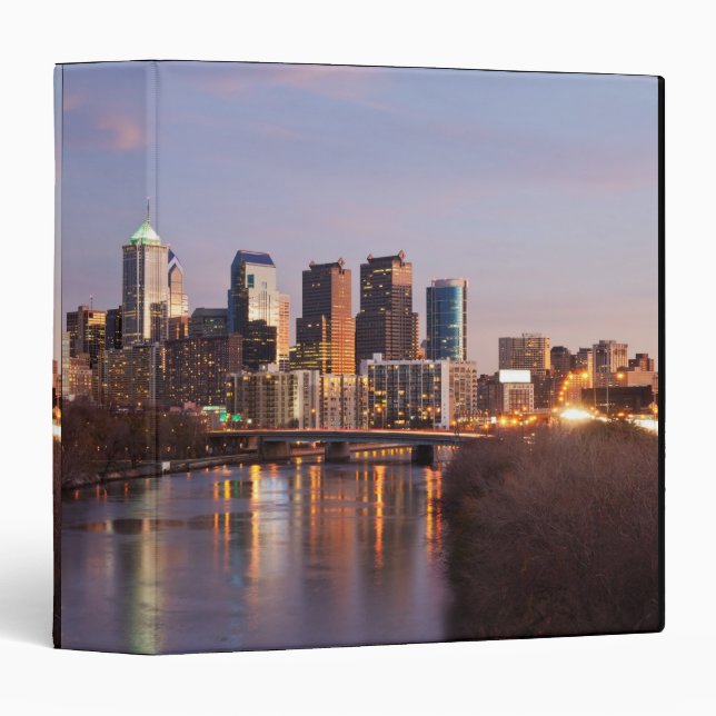 Night time panoramic view at Philadelphia Binder (Front/Spine)
