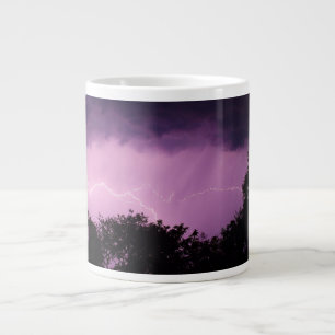 Night Time Summer Lightning Large Coffee Mug