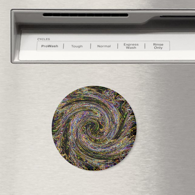 Night Times swirling.... Magnet (In Situ (Dishwasher))