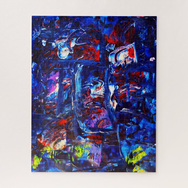 Night town jigsaw puzzle (Vertical)